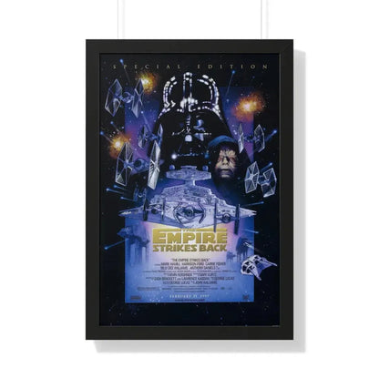 THE EMPIRE STRIKES BACK - SPECIAL EDITION 1980 - Framed Movie Poster 20" x 30" Black - The Sticker Space