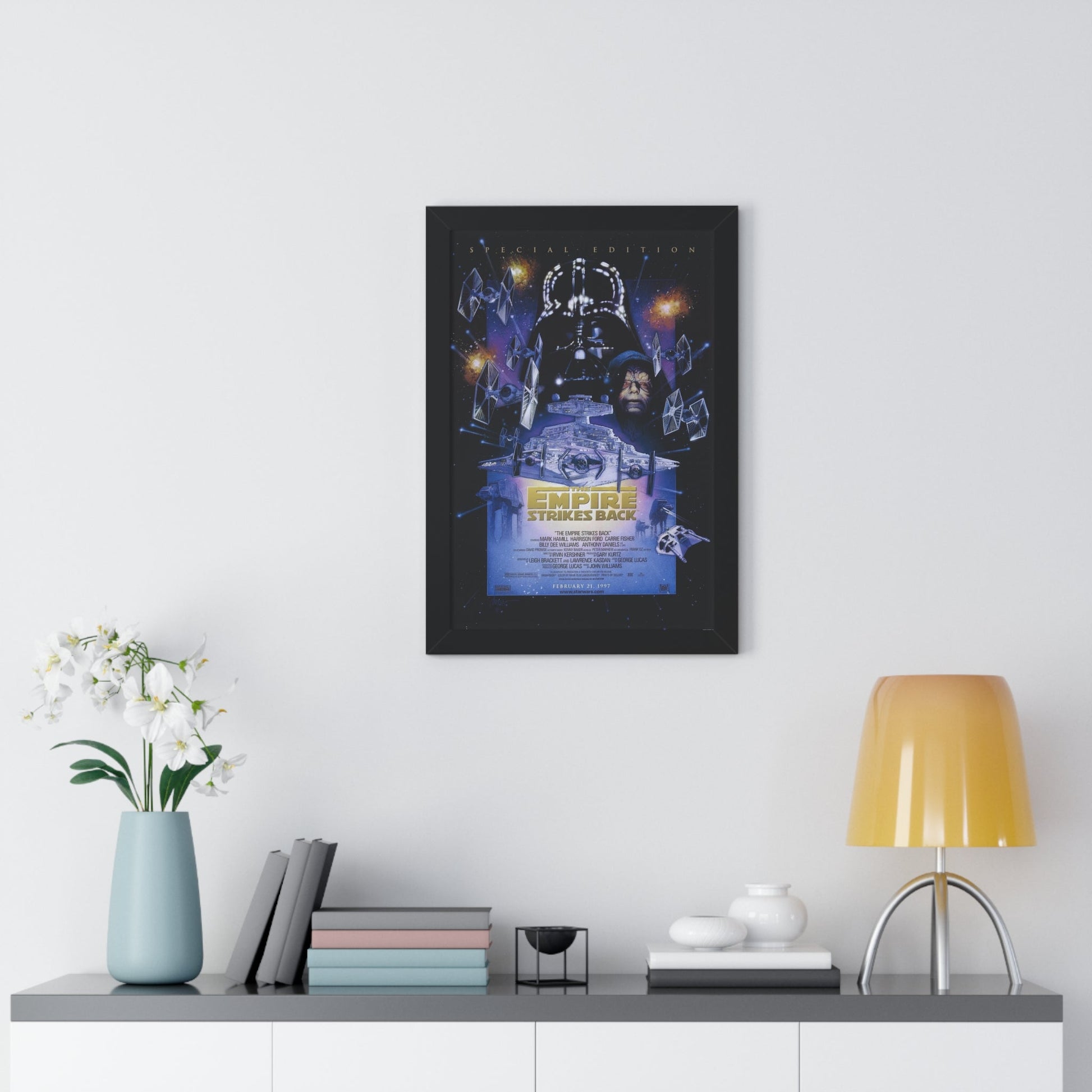 THE EMPIRE STRIKES BACK - SPECIAL EDITION 1980 - Framed Movie Poster-The Sticker Space