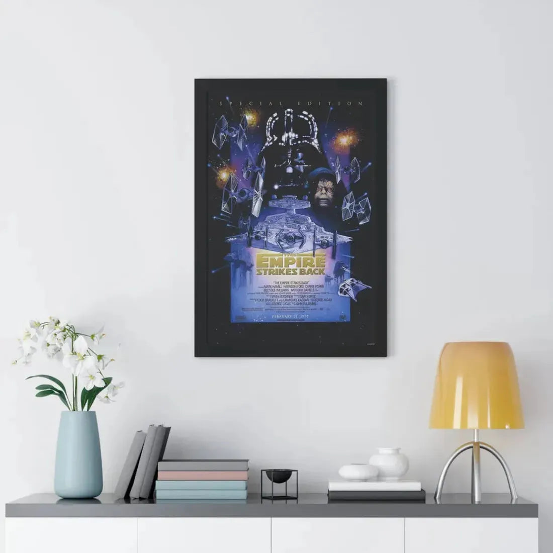 THE EMPIRE STRIKES BACK - SPECIAL EDITION 1980 - Framed Movie Poster - The Sticker Space