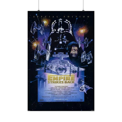 THE EMPIRE STRIKES BACK - SPECIAL EDITION 1980 - Paper Movie Poster 24″ x 36″ Matte - The Sticker Space