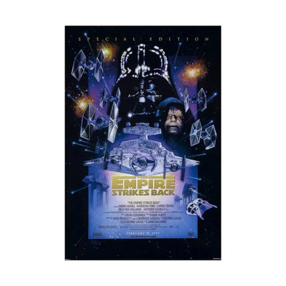 THE EMPIRE STRIKES BACK - SPECIAL EDITION 1980 - Paper Movie Poster - The Sticker Space