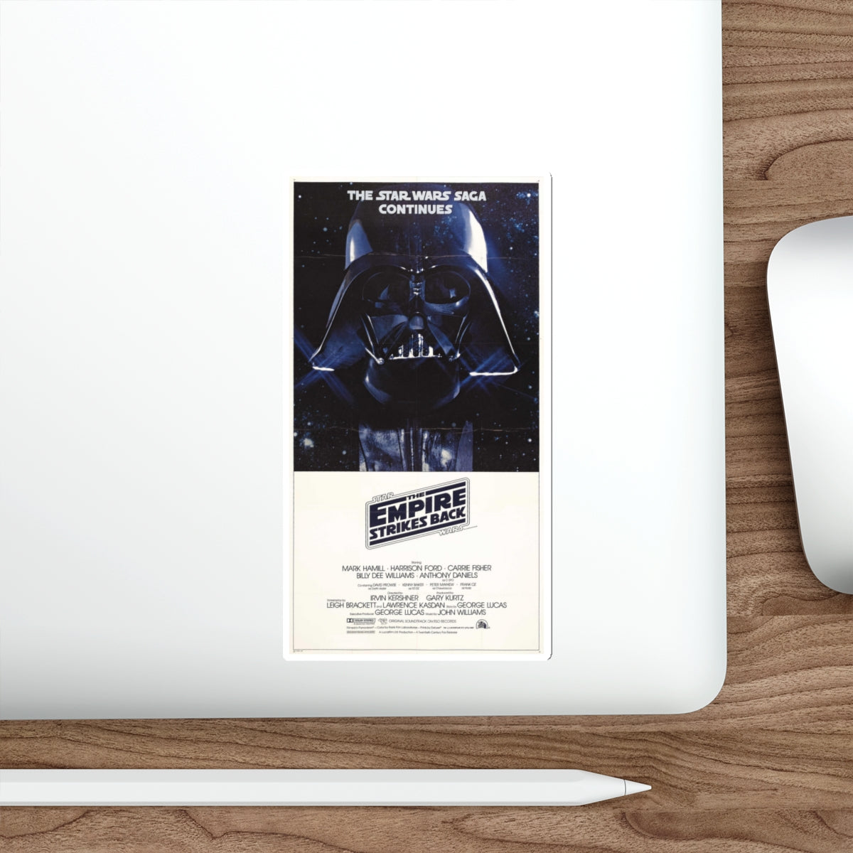 THE EMPIRE STRIKES BACK (TEASER) 1980 Movie Poster STICKER Vinyl Die-Cut Decal-The Sticker Space