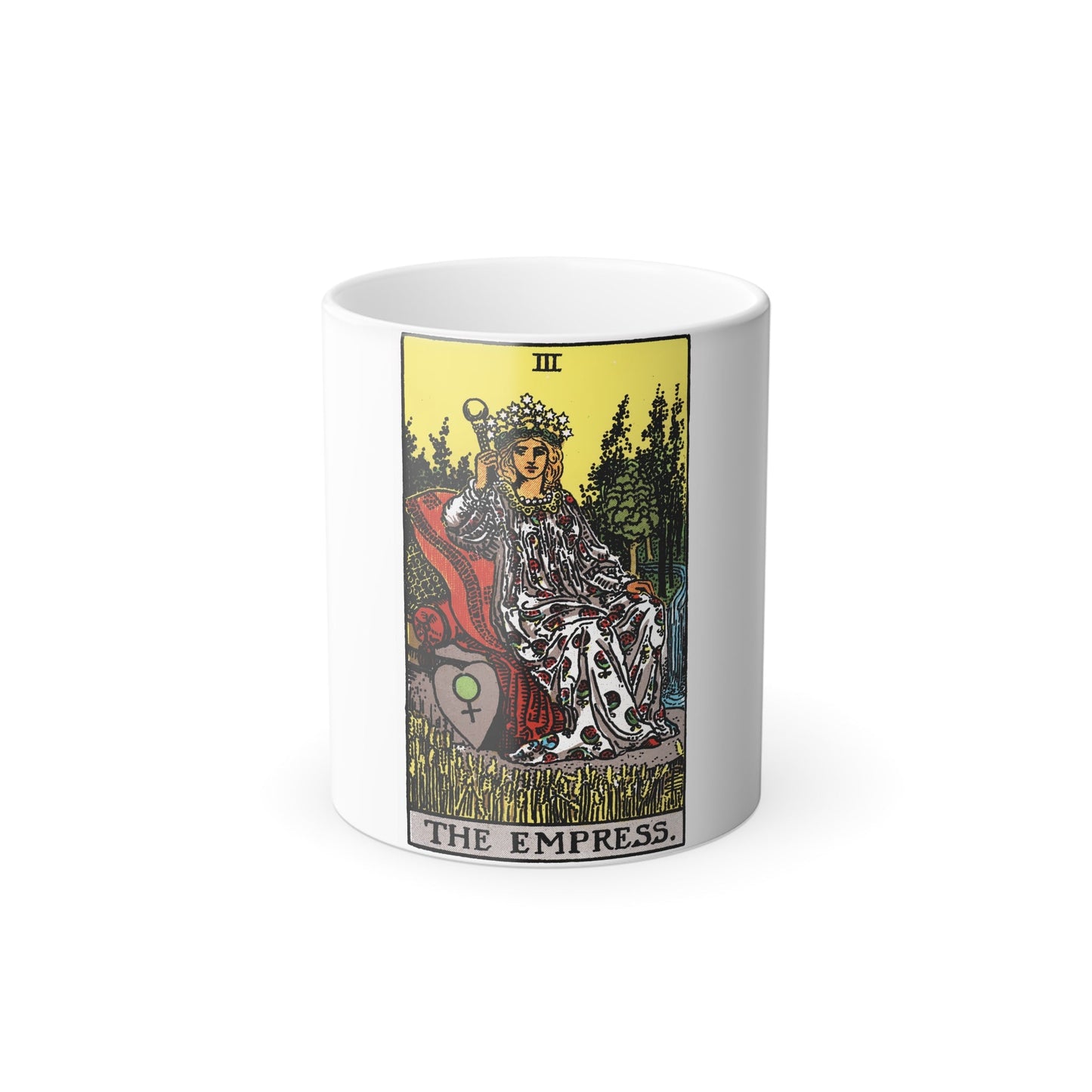 The Empress (Tarot Card) Color Changing Mug 11oz-11oz-The Sticker Space