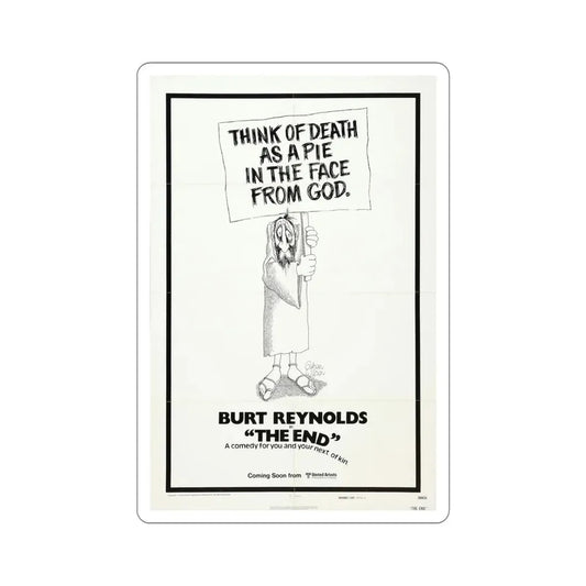 The End 1978 Movie Poster STICKER Vinyl Die-Cut Decal 6 Inch - The Sticker Space