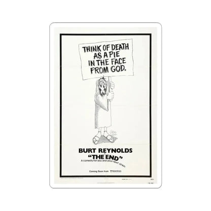 The End 1978 Movie Poster - STICKER Vinyl Kiss-Cut Decal 3 Inch White - The Sticker Space