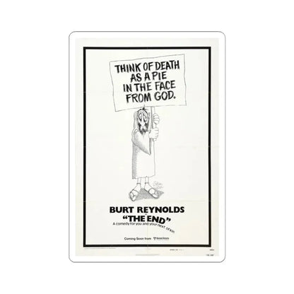 The End 1978 Movie Poster - STICKER Vinyl Kiss-Cut Decal 4 Inch White - The Sticker Space