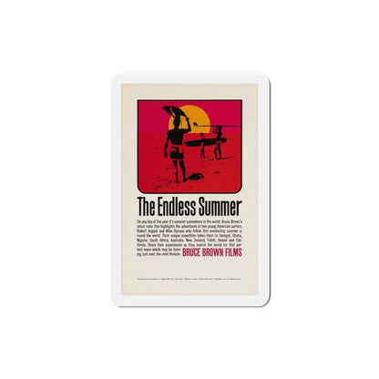 The Endless Summer 1966 Movie Poster Refrigerator Magnet 3 Inch - The Sticker Space