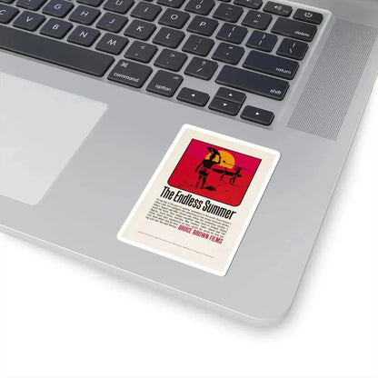 The Endless Summer 1966 Movie Poster - STICKER Vinyl Kiss-Cut Decal - The Sticker Space