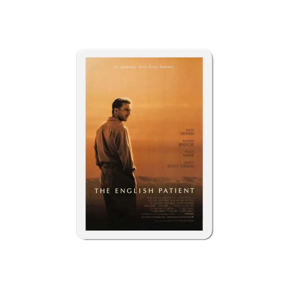 The English Patient 1996 Movie Poster Refrigerator Magnet 2 Inch - The Sticker Space