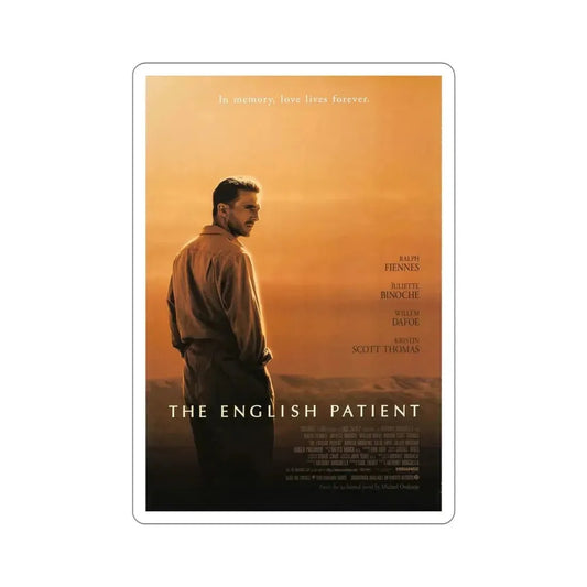 The English Patient 1996 Movie Poster STICKER Vinyl Die-Cut Decal 6 Inch - The Sticker Space