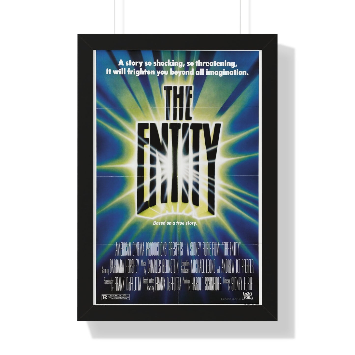 THE ENTITY 1982 - Framed Movie Poster-16″ x 24″-The Sticker Space