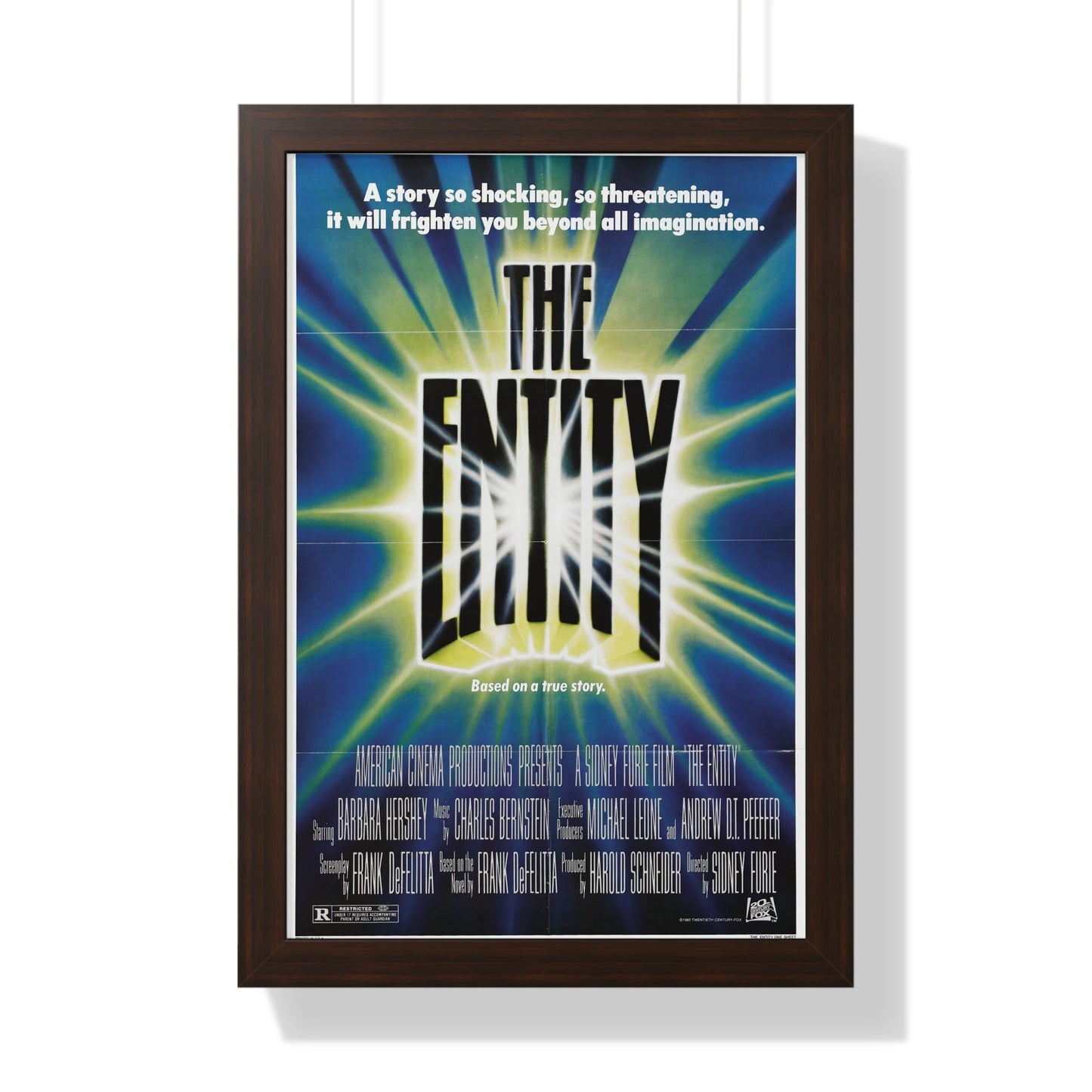 THE ENTITY 1982 - Framed Movie Poster-16″ x 24″-The Sticker Space