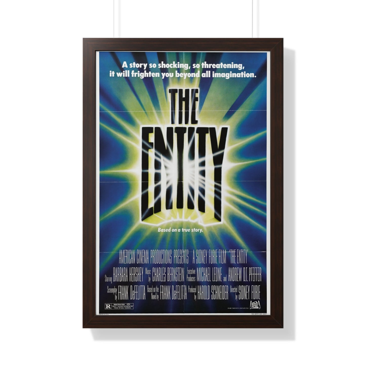 THE ENTITY 1982 - Framed Movie Poster-20" x 30"-The Sticker Space