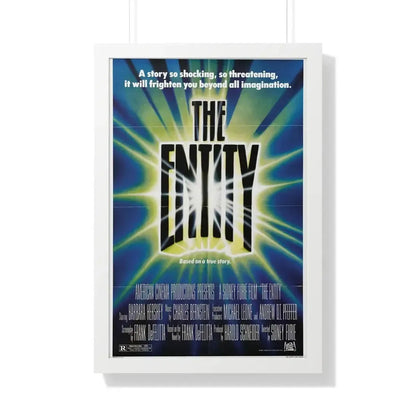 THE ENTITY 1982 - Framed Movie Poster 20" x 30" White - The Sticker Space