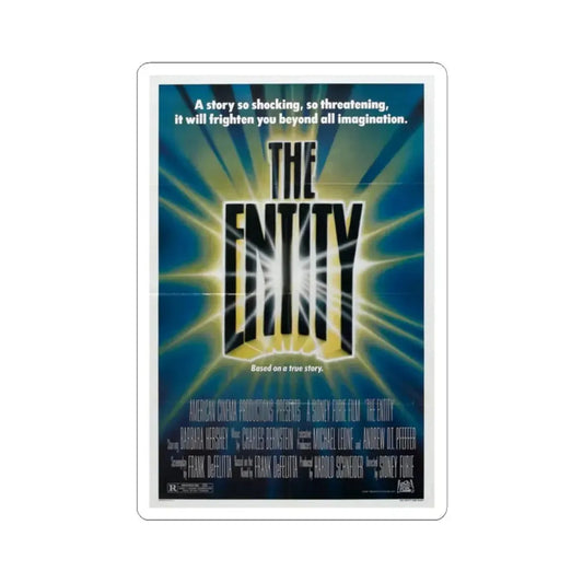 The Entity 1982 Movie Poster - STICKER Vinyl Kiss-Cut Decal 2 Inch White - The Sticker Space