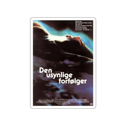 THE ENTITY (DANISH) 1982 Movie Poster STICKER Vinyl Die-Cut Decal 3 Inch - The Sticker Space