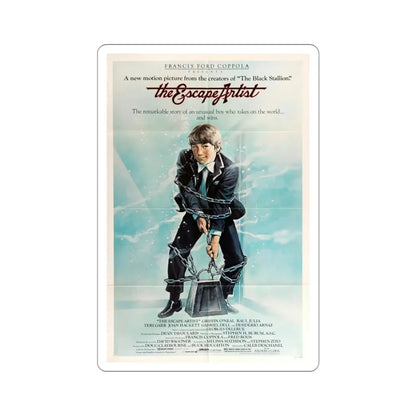 The Escape Artist 1982 Movie Poster STICKER Vinyl Die-Cut Decal 4 Inch - The Sticker Space