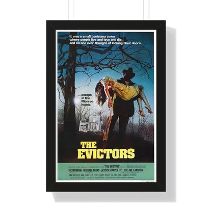 THE EVICTORS 1979 - Framed Movie Poster 16″ x 24″ Black - The Sticker Space