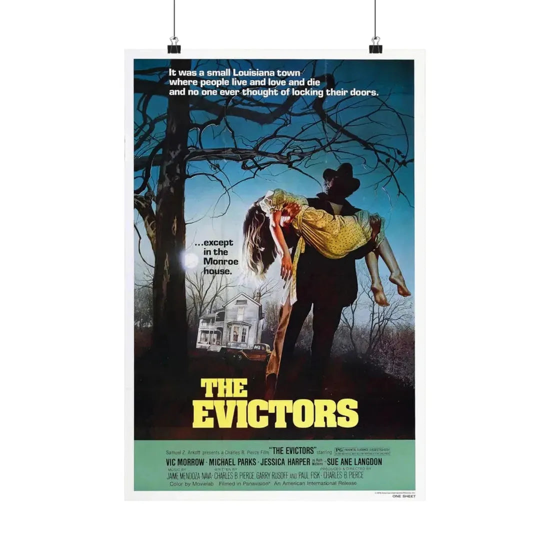 THE EVICTORS 1979 - Paper Movie Poster 16″ x 24″ Matte - The Sticker Space