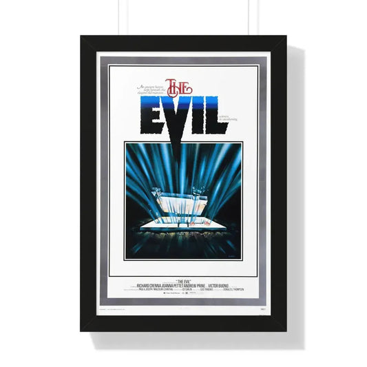 THE EVIL 1978 - Framed Movie Poster 16″ x 24″ Black - The Sticker Space