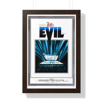 THE EVIL 1978 - Framed Movie Poster 16″ x 24″ Walnut - The Sticker Space