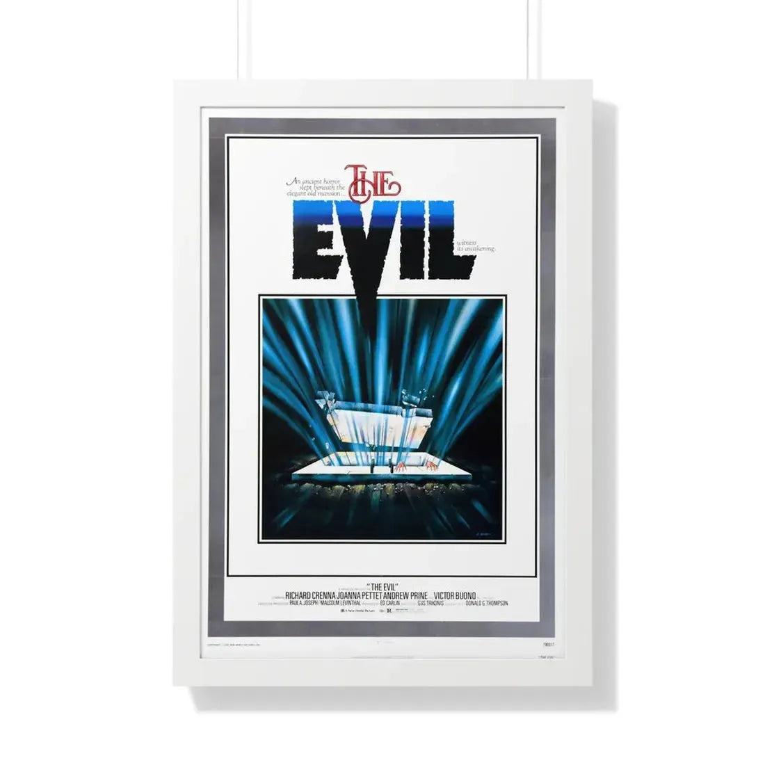 THE EVIL 1978 - Framed Movie Poster 20" x 30" White - The Sticker Space