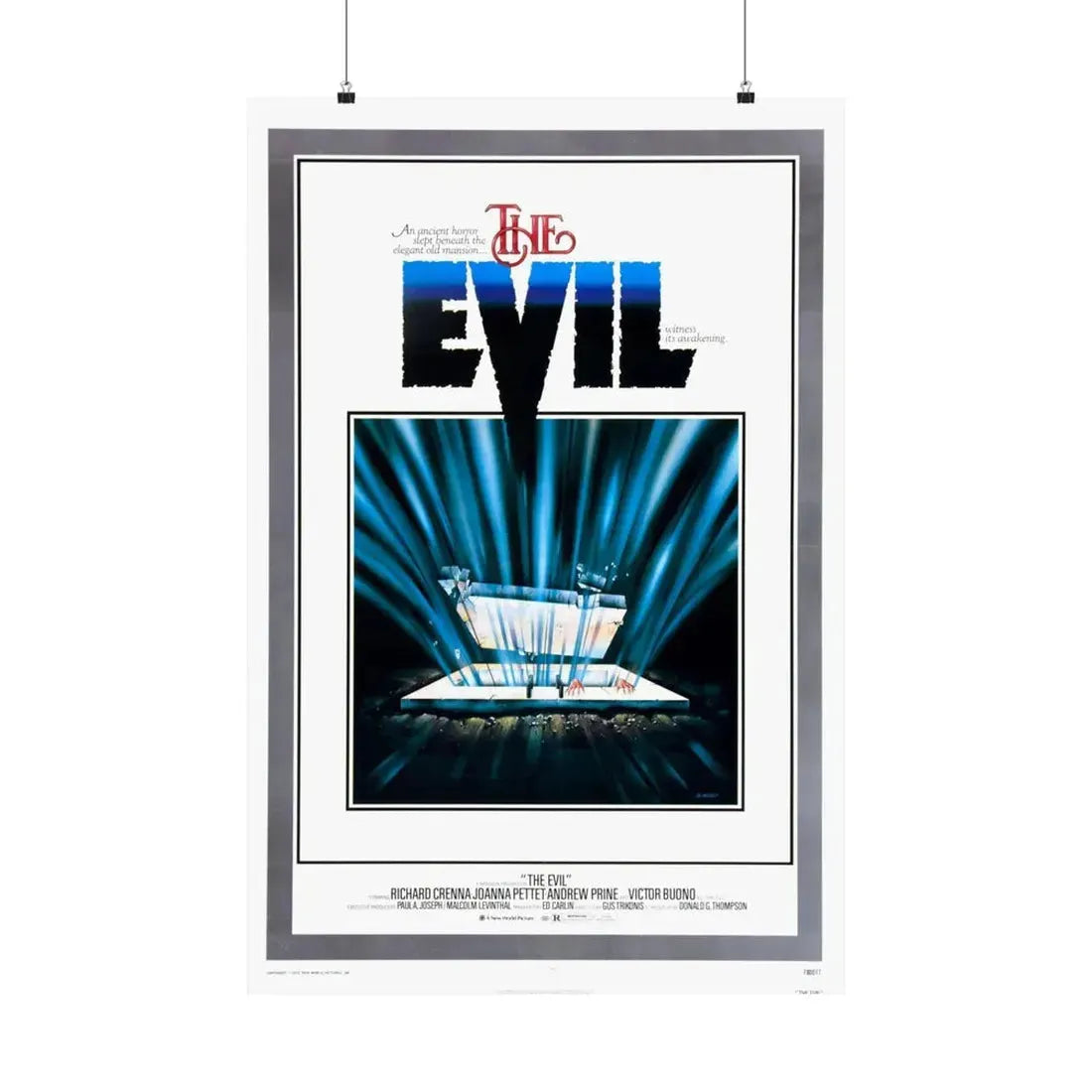 THE EVIL 1978 - Paper Movie Poster 24″ x 36″ Matte - The Sticker Space