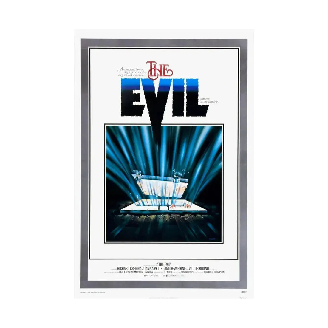 THE EVIL 1978 - Paper Movie Poster - The Sticker Space
