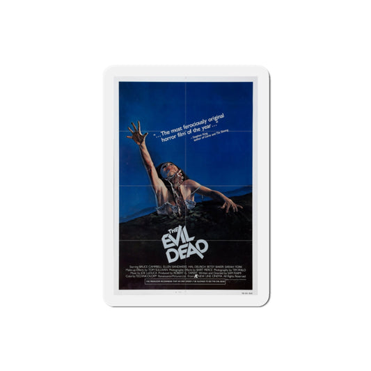 The Evil Dead 1981 Movie Poster Die-Cut Magnet-2" x 2"-The Sticker Space