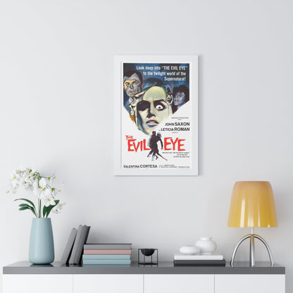 THE EVIL EYE (THE GIRL WHO KNEW TOO MUCH) 1963 - Framed Movie Poster-The Sticker Space