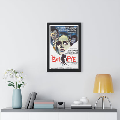 THE EVIL EYE (THE GIRL WHO KNEW TOO MUCH) 1963 - Framed Movie Poster-The Sticker Space