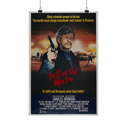 THE EVIL THAT MEN DO 1984 - Paper Movie Poster-12″ x 18″-The Sticker Space