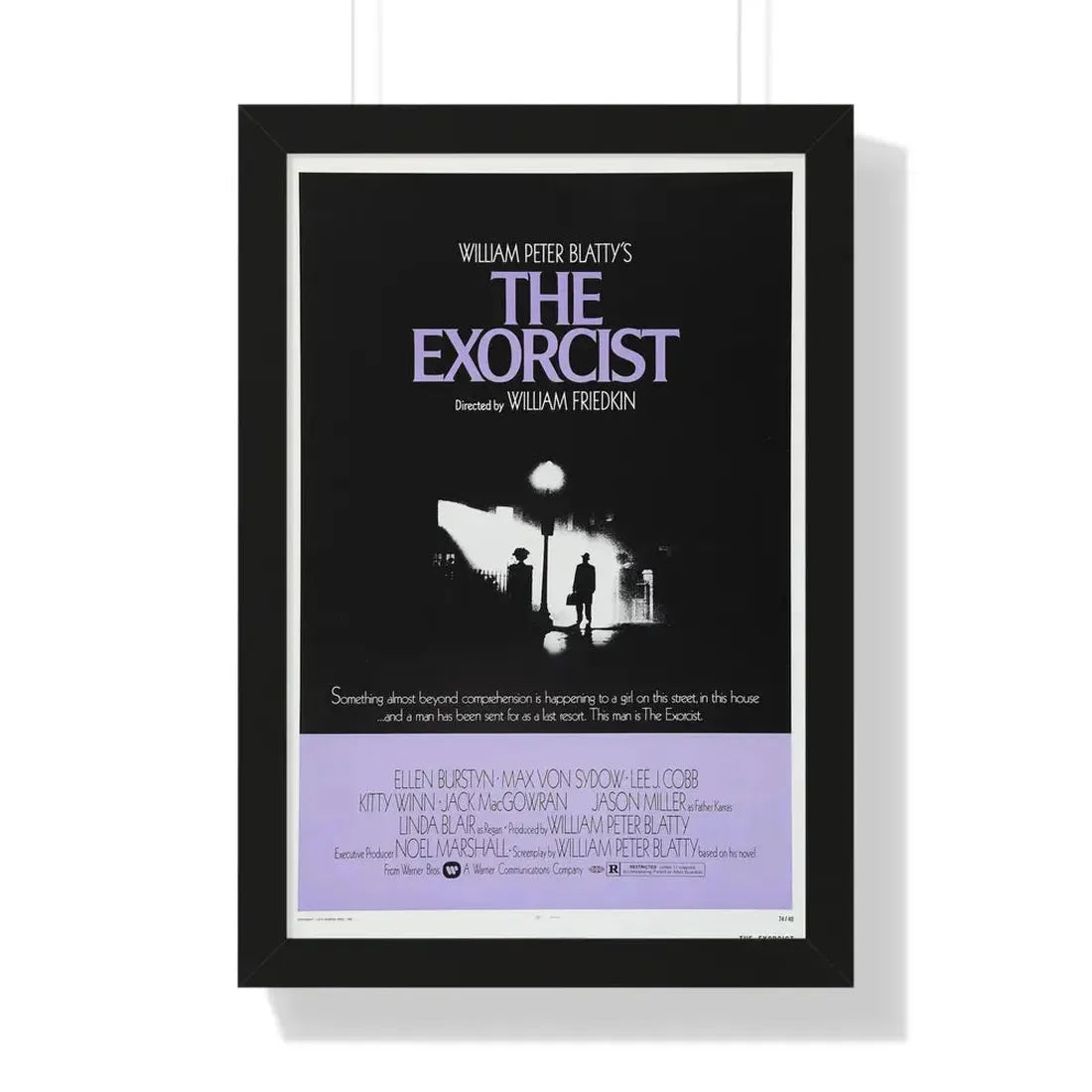 THE EXORCIST 1973 - Framed Movie Poster 16″ x 24″ Black - The Sticker Space