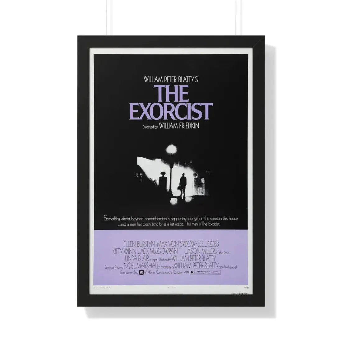 THE EXORCIST 1973 - Framed Movie Poster 20" x 30" Black - The Sticker Space