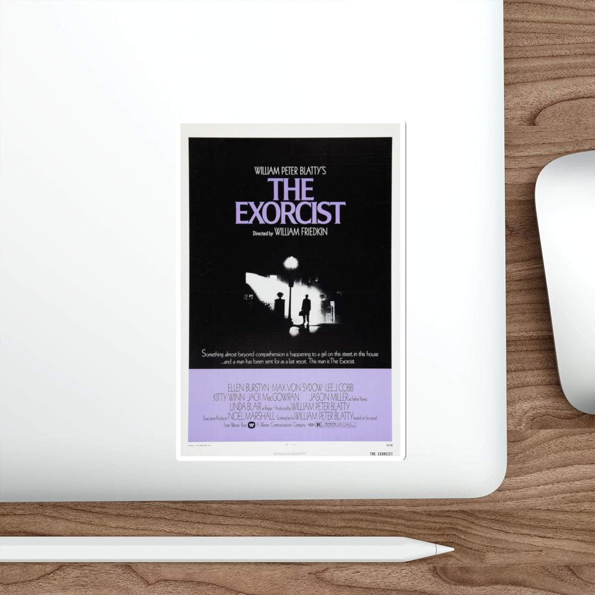 THE EXORCIST 1973 Movie Poster STICKER Vinyl Die-Cut Decal-The Sticker Space