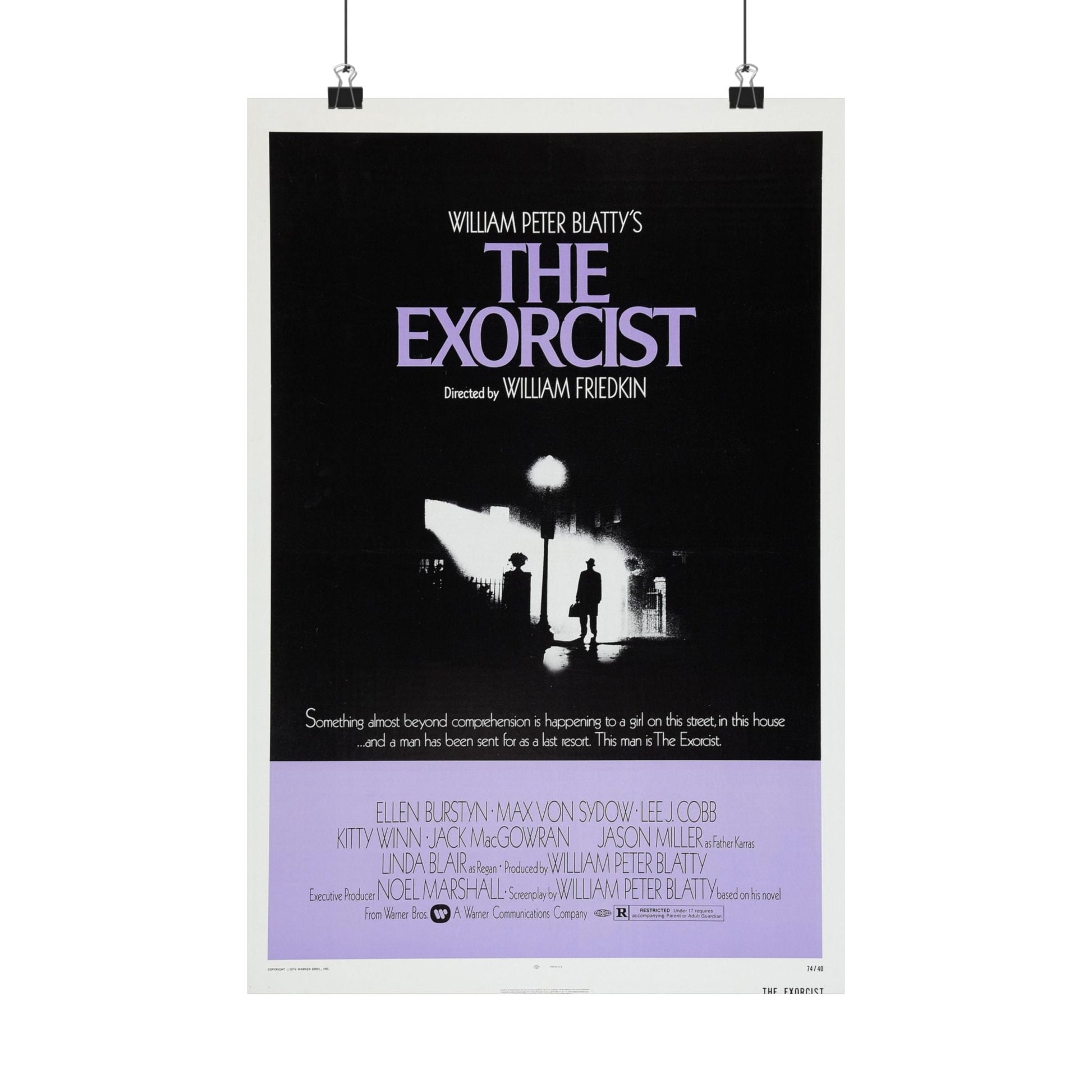 THE EXORCIST 1973 - Paper Movie Poster-12″ x 18″-The Sticker Space