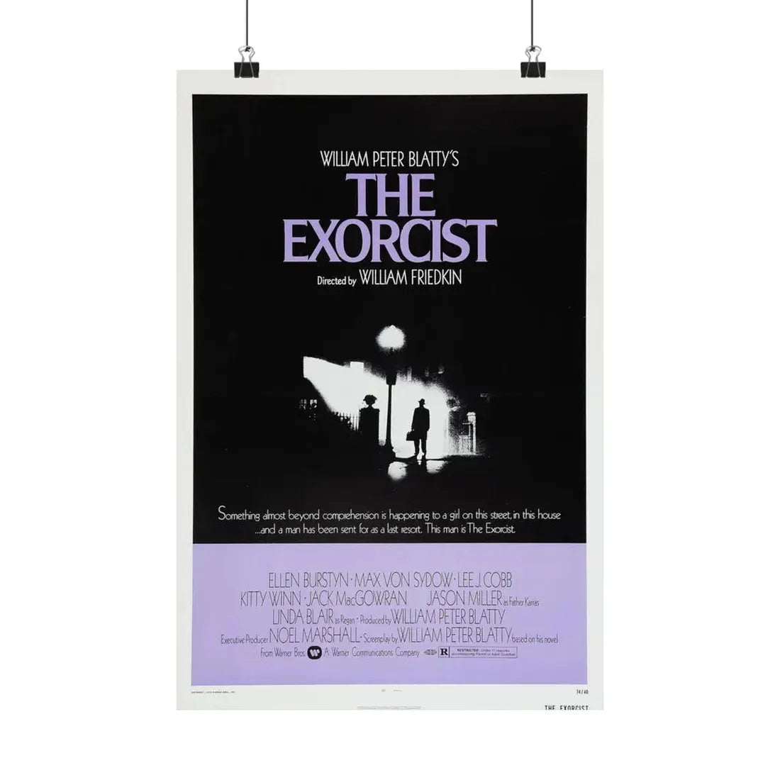 THE EXORCIST 1973 - Paper Movie Poster 12″ x 18″ Matte - The Sticker Space