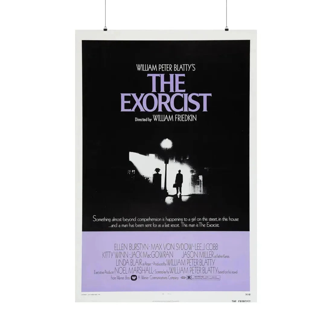 THE EXORCIST 1973 - Paper Movie Poster 36" x 54" Matte - The Sticker Space
