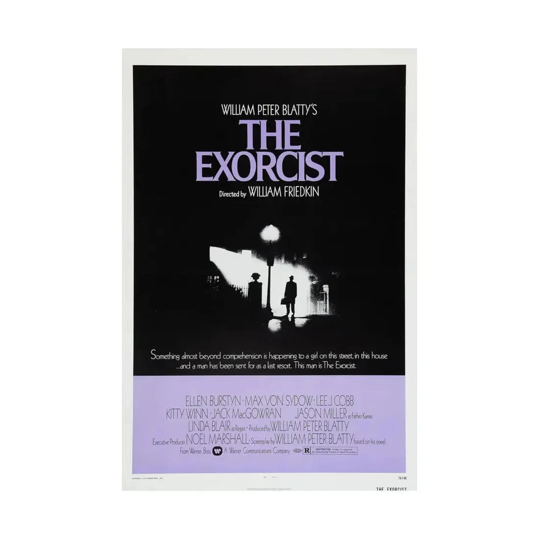 THE EXORCIST 1973 - Paper Movie Poster - The Sticker Space