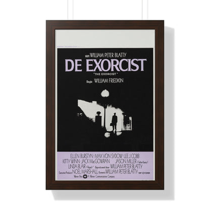 THE EXORCIST (BELGIAN) 1973 - Framed Movie Poster-16″ x 24″-The Sticker Space