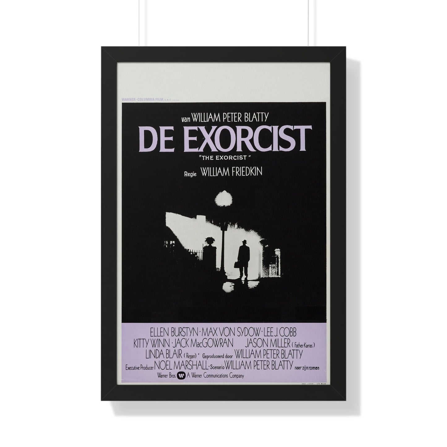 THE EXORCIST (BELGIAN) 1973 - Framed Movie Poster-20" x 30"-The Sticker Space