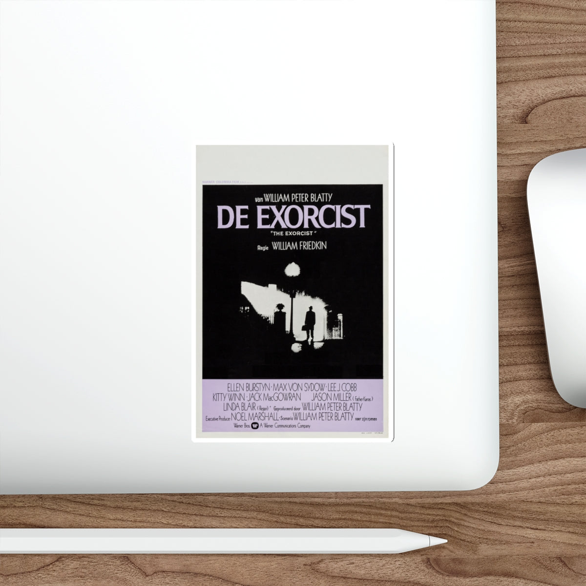 THE EXORCIST (BELGIAN) 1973 Movie Poster STICKER Vinyl Die-Cut Decal-The Sticker Space