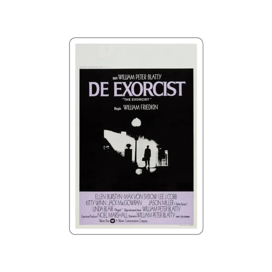 THE EXORCIST (BELGIAN) 1973 Movie Poster STICKER Vinyl Die-Cut Decal 2 Inch - The Sticker Space
