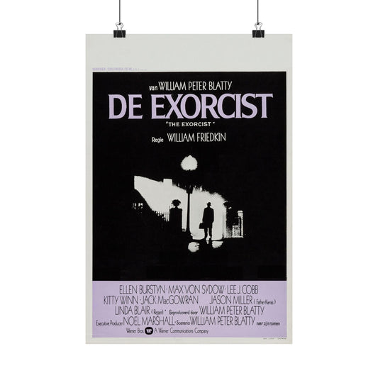 THE EXORCIST (BELGIAN) 1973 - Paper Movie Poster-12″ x 18″-The Sticker Space