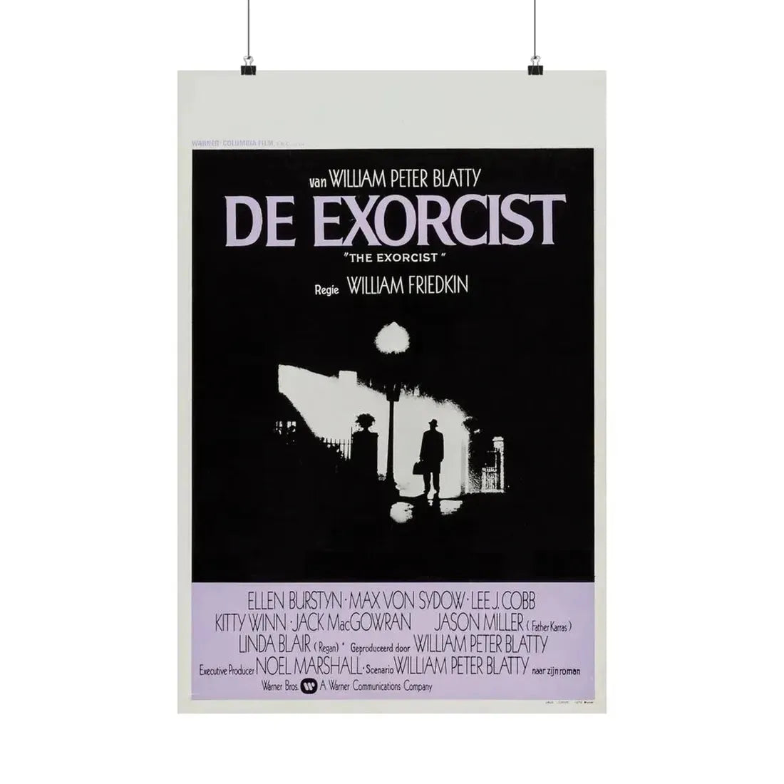 THE EXORCIST (BELGIAN) 1973 - Paper Movie Poster 20″ x 30″ Matte - The Sticker Space