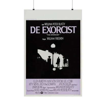 THE EXORCIST (BELGIAN) 1973 - Paper Movie Poster 24″ x 36″ Matte - The Sticker Space