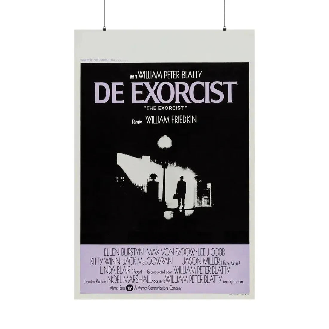 THE EXORCIST (BELGIAN) 1973 - Paper Movie Poster 36" x 54" Matte - The Sticker Space