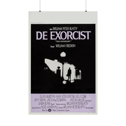 THE EXORCIST (BELGIAN) 1973 - Paper Movie Poster 36" x 54" Matte - The Sticker Space