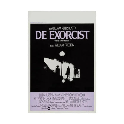 THE EXORCIST (BELGIAN) 1973 - Paper Movie Poster - The Sticker Space