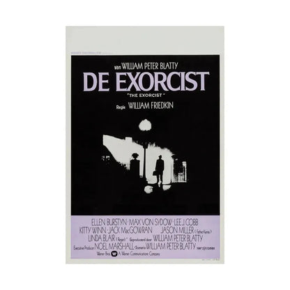 THE EXORCIST (BELGIAN) 1973 - Paper Movie Poster - The Sticker Space